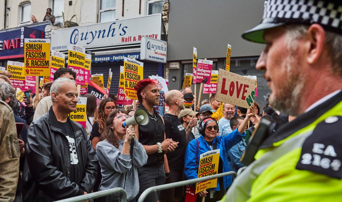 Anti-racism protest in Walthamstow
