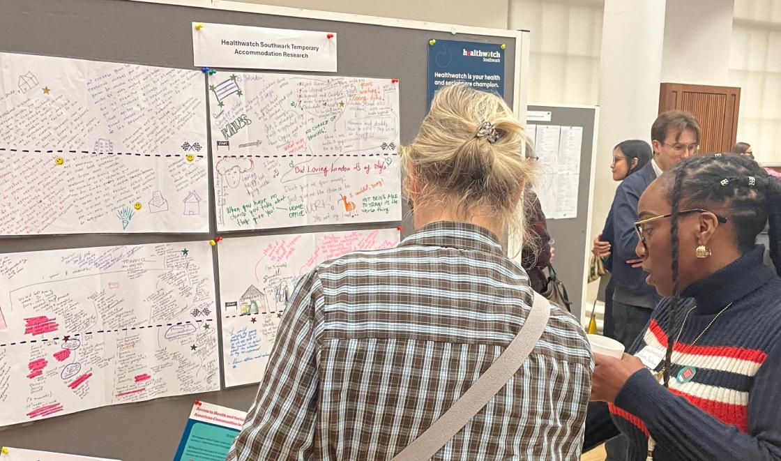 Knowledge Exchange event stalls