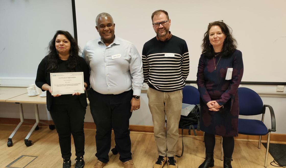 Runa Uddin, Jason Grant, Simon Hackett and Kelly Davies