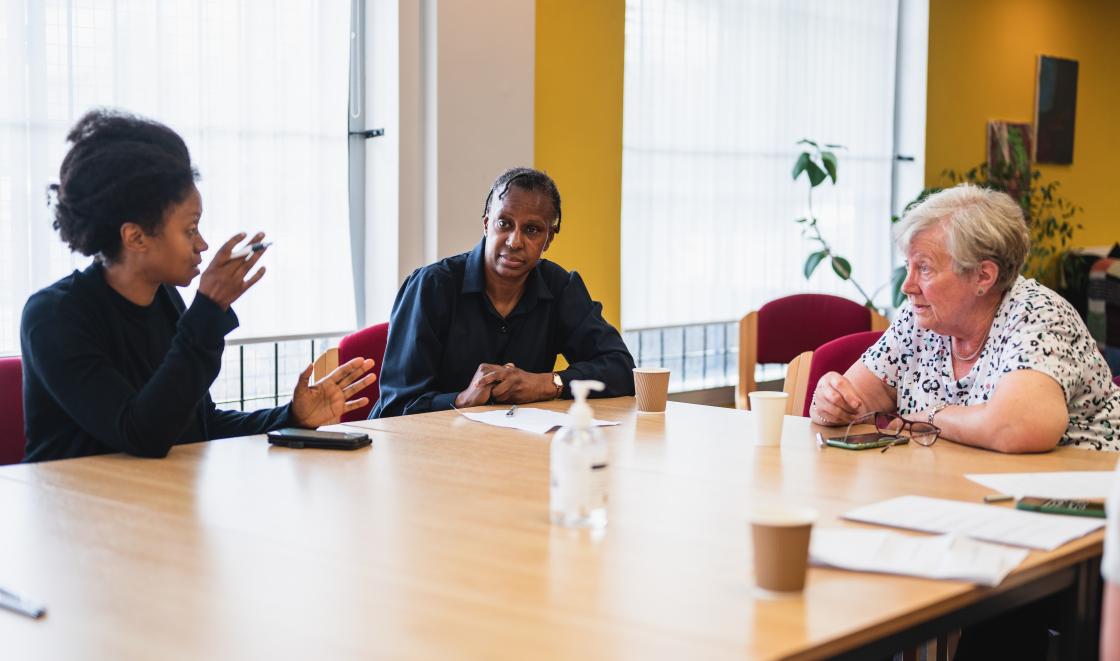  discussion at the Carers Centre Tower Hamlets, courtesy of the Centre for Ageing Better