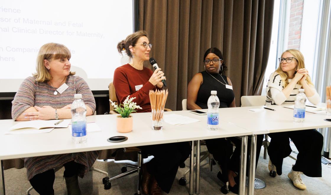 Panel discussion at the conference